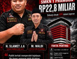 Laporan Dugaan Mark-Up Lahan SMKN 1 Prambon Dikawal GRIB Jaya, KPK Didorong Bertindak