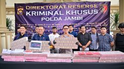 Ditreskrimsus Polda Jambi Ungkap Pembobolan Bank Jambi Rp144,82 Miliar, Tiga Tersangka Diamankan